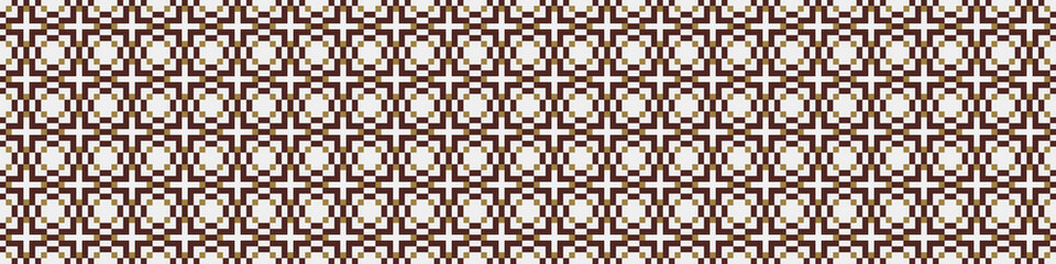 Abstract Cross Pattern Dots Logo generative computational art illustration
