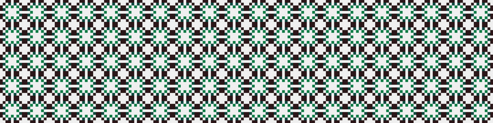 Abstract Cross Pattern Dots Logo generative computational art illustration