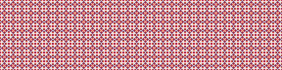 Abstract Cross Pattern Dots Logo generative computational art illustration