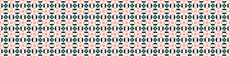 Abstract Cross Pattern Dots Logo generative computational art illustration