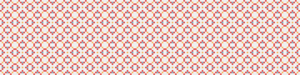 Abstract Cross Pattern Dots Logo generative computational art illustration