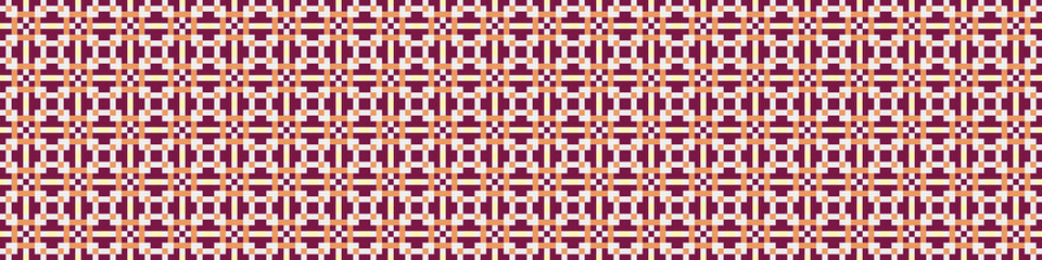 Abstract Cross Pattern Dots Logo generative computational art illustration