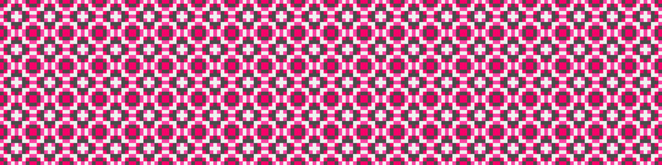 Abstract Cross Pattern Dots Logo generative computational art illustration