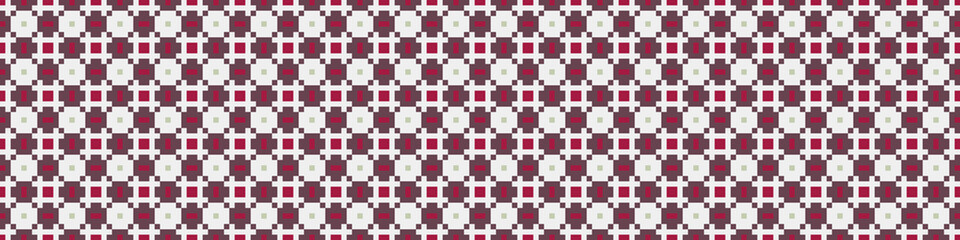 Fototapeta premium Abstract Cross Pattern Dots Logo generative computational art illustration