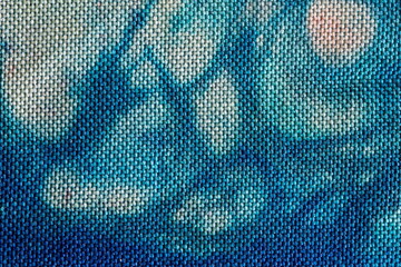 Tie-dye Fabric Closeup