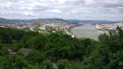 Obraz premium Panoramic view of the Danube in Budapest