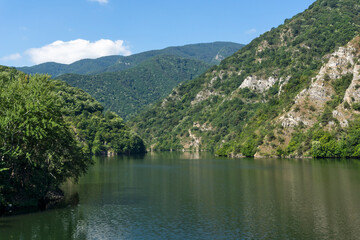 Naklejka na ściany i meble Krichim Reservoir at Rhodopes Mountain, Bulgaria