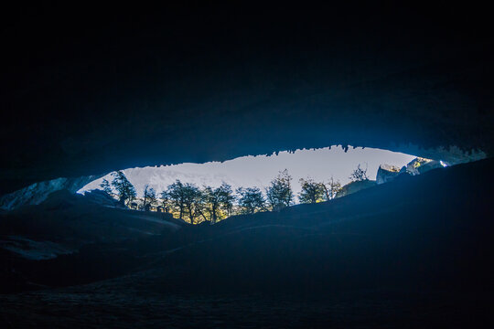 Milodon Caves at Chile.