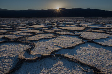 Sunrise Badwater Basin Death Valley