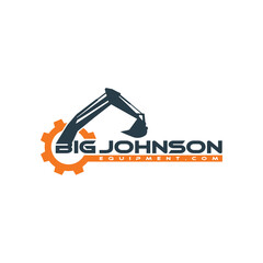 equipment rental and service logo design vector