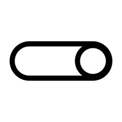 manual button interface line style icon