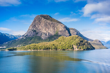 Landscape on the boat crossing between Puerto Chacabuco and Quellon, Patagonia - Chile.
