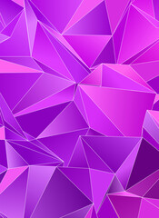 3d Triangles, abstract  background. Design wallpaper.