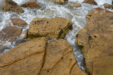 rocks in the sea