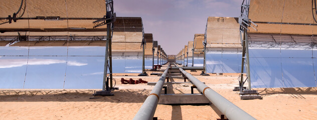 Solar Power Will be Produced in Desert - Shams 1