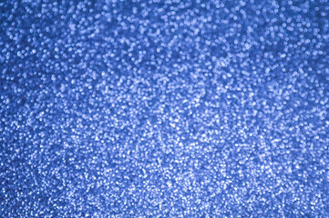 Abstract textural defocus lights bokeh blue background