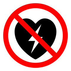 AED Automated External Defibrillator Symbol Sign, Vector Illustration, Isolate On White Background Label .EPS10