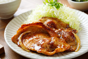 豚肉の生姜焼き