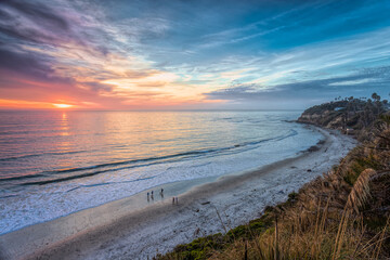 Overlooking Swami's Surf Break in Encinitas CA