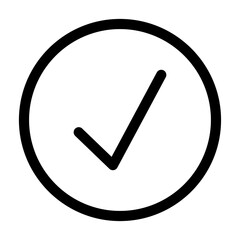 check symbol interface line style icon