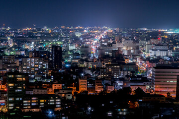 米子市の夜景（鳥取県米子市）