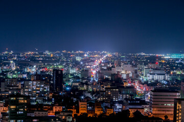 米子市の夜景（鳥取県米子市）