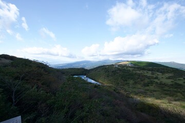 Fototapeta premium landscape with clouds