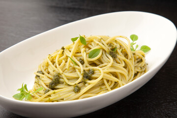 スパゲッティ　ジェノベーゼ