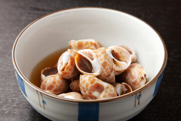 バイ貝の煮付け