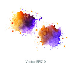 colorful watercolor background. vector background