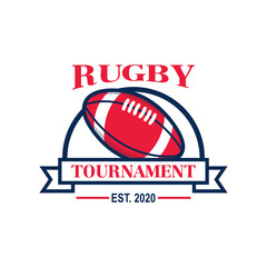 Rugby Vector , Sport Logo Vector