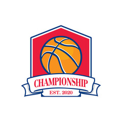 Fototapeta premium Basketball Vector , Sport Logo Vector