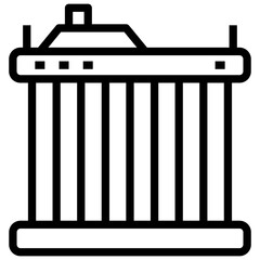 Automobile Radiator Vector 
