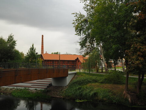 Historic Raphaelsons'  sawmill in Olsztyn