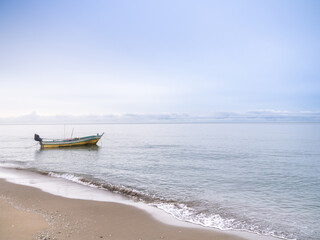 A small fishing boat in the Andaman sea