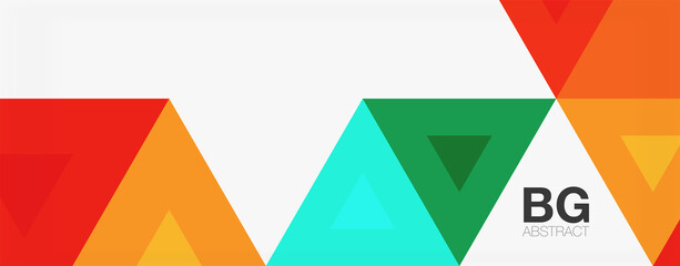 Mosaic triangle pattern abstract background for cover, banner, flyer and poster and other template