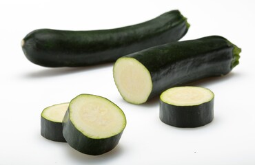 Whole Courgettes with Slices