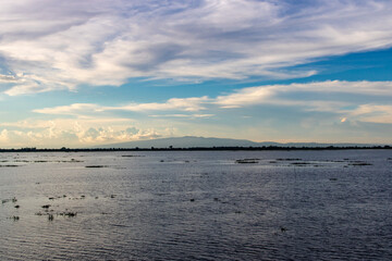 Natural scenery at sunset