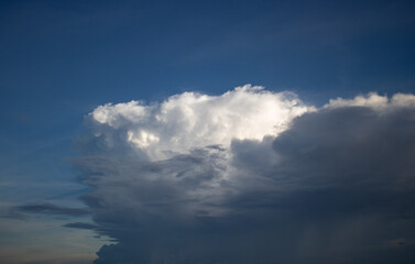 blue sky with clouds