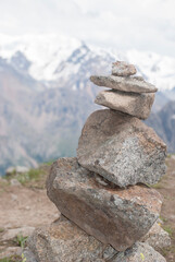stuck of stones almaty mountains