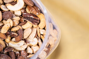 Collection of Nuts - in a bowl ready to eat
