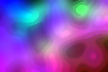 Soap glossy and shiny bubbles or liquid abstract gradient texture or background 3D illustration - soft focus background design template