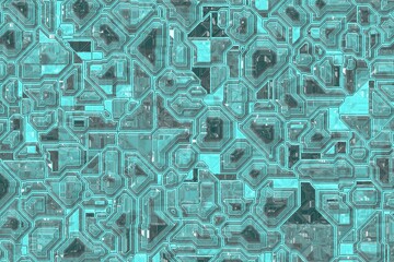 modern light blue technological optic template computer graphic texture illustration