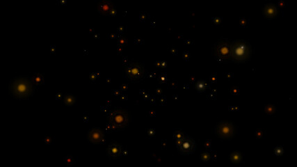 Colourful bubbles over black space background - computer illustration  graphic background concept	