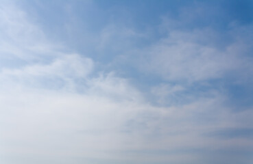 Fresh day cloudy blue sky
