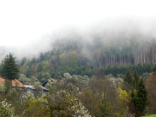Hameau rural montagne