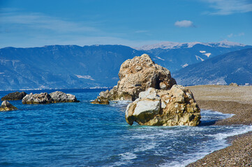 Turkish Riviera near Finike, on the Mediterranean coast of Antalya Province in Turkey.