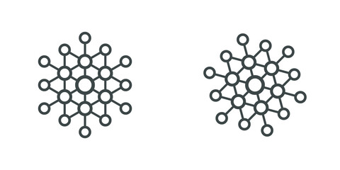 Hexagon shape symbol. Hexagonal element for your project.