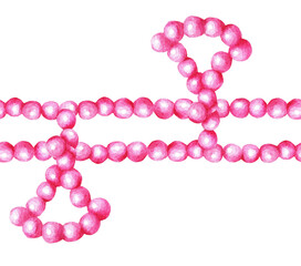 A string of pearls, watercolor (3)