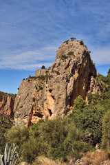 Fototapeta na wymiar type of parts of the rocky mountains